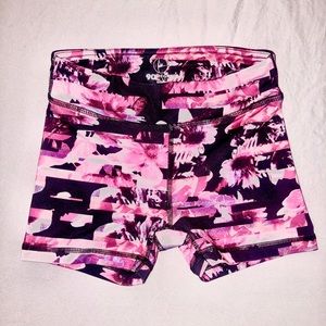 Floral gym shorts